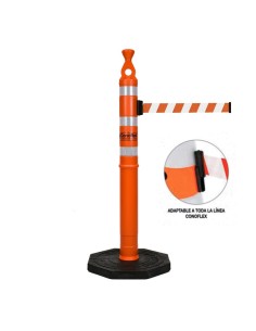(*) CONOFLEX ORDENADOR DE FILA X 120CM NARANJA 2896