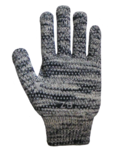 GUANTES TEJIDOS ALGODON MOTEADO METALURGICO G7 VTA POR CTA Y ORDEN GJM014