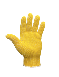 (*) GUANTES TEJIDOS ALGODON DOBLE FAZ ORO LISO TALLE 8 VTA POR CTA Y ORDEN GPL023