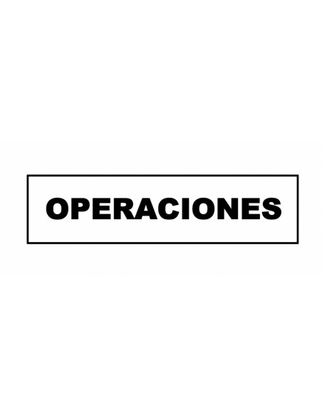 (*) CARTEL 14 X 41 - N° 81 - OPERACIONES CE-081