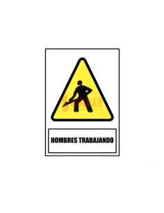 (*) CARTEL 19 X 27 - N° 171 - HOMBRES TRABAJANDO CE-136