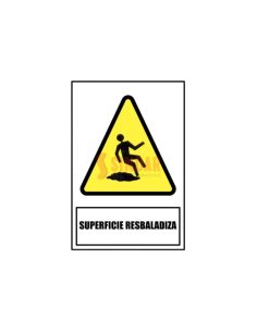 (*) CARTEL 19 X 27 - N° 172 - SUPERFICIE RESBALADIZA CE-137