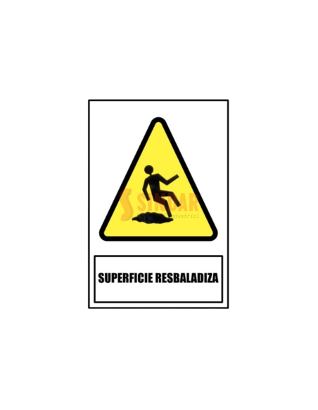 (*) CARTEL 19 X 27 - N° 172 - SUPERFICIE RESBALADIZA CE-137