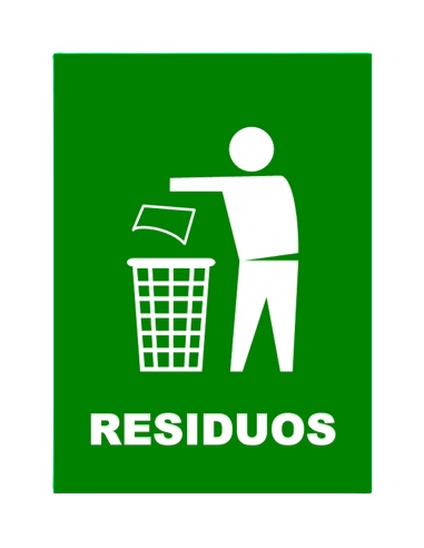(*) CARTEL 30 X 40 - N° 69 - RESIDUOS CE-069