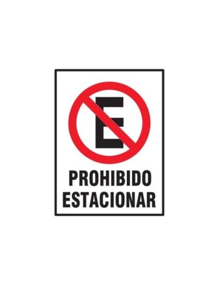 (*) CARTEL 40 X 45 - N° 45 - PROHIBIDO ESTACIONAR CE-04540X45