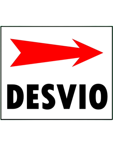 (*) CARTEL 40 X 45 - N° 52 - DESVIO CE-05240X45
