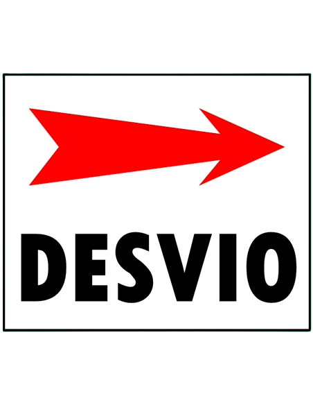 (*) CARTEL 40 X 45 - N° 52 - DESVIO CE-05240X45