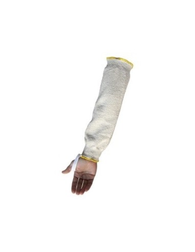 PAR DE MANGAS ZB TEJIDA TERRYCLOTH EN ALGODON 45CM CON VELCRO Y OJAL VTA POR CTA Y ORDEN MAT45-OV