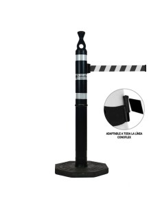 (*) CONOFLEX ORDENADOR DE FILA X 120CM NEGRO 2896