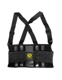 (*)  FAJA LUMBAR MAXIMO ESFUERZO NEGRA TALLE S