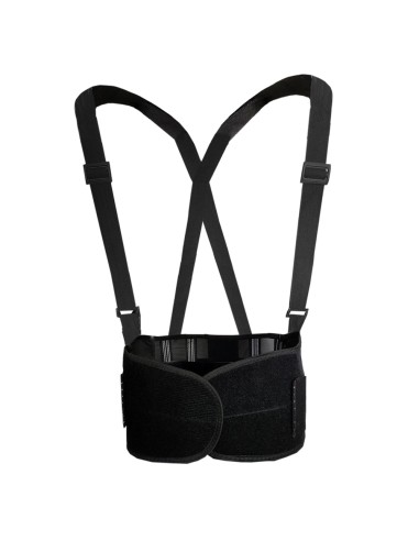 (*)  FAJA LUMBAR MAXIMO ESFUERZO NEGRA TALLE S