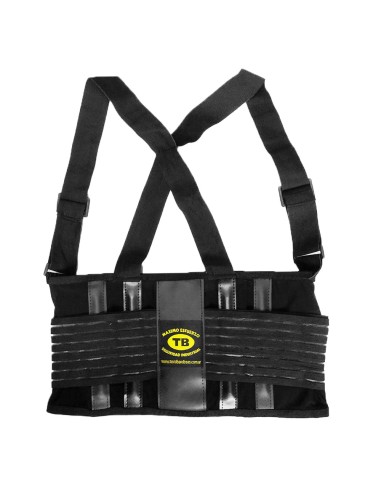 (*)  FAJA LUMBAR MAXIMO ESFUERZO NEGRA TALLE XL