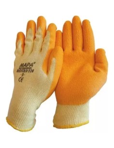 (*)  GUANTES MAPA ENDURO 328 TEJIDOS BAÑO LATEX TALLE 9 - 9 1/2