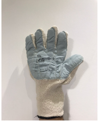 (D) GUANTE TERRYCLOTH ALGODON ZB PALMA VAQUETA GPV001