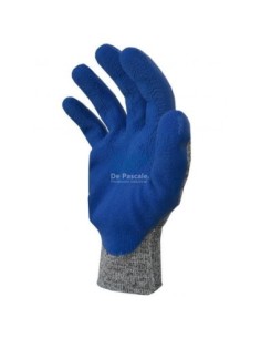(*) GUANTES TEJIDOS ANTICORTE DPS BAÑO LATEX TALLE 9 DPS89894 2