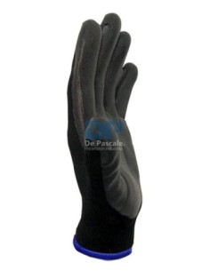 (D) GUANTES TEJIDO NEGRO DPS RECUBIERTO NITRILO  ESPUMADO TALLE 7 DPS88192 2