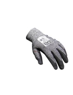 (D) GUANTES TEJIDOS ANTICORTE DPS BAÑO NITRILO TALLE 7 DPS88802