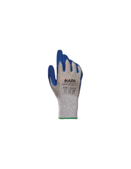 (*)  GUANTES MAPA KROFLEX 840 TEJIDOS BAÑO LATEX TALLE 9 - 9 1/2