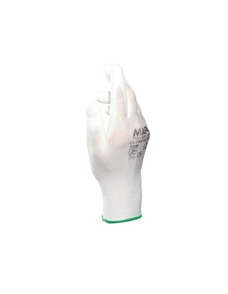(*)  GUANTES MAPA ULTRANE 549 / 550 TEJIDOS BAÑO PU BLANCO TALLE 9 - 9 1/2