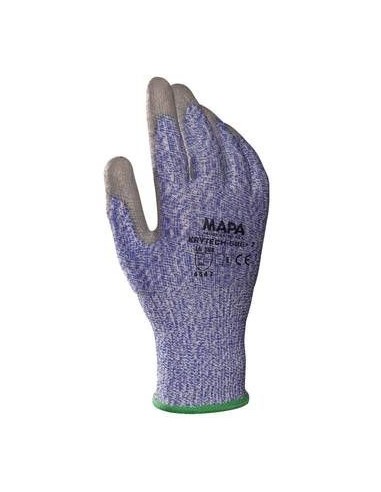 (*) GUANTES MAPA KRYTECH 586 ANTICORTE TEJIDOS BAÑO PU TALLE 8 - 8 1/2