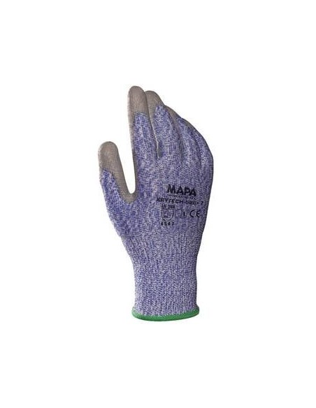 (*) GUANTES MAPA KRYTECH 586 ANTICORTE TEJIDOS BAÑO PU TALLE 8 - 8 1/2