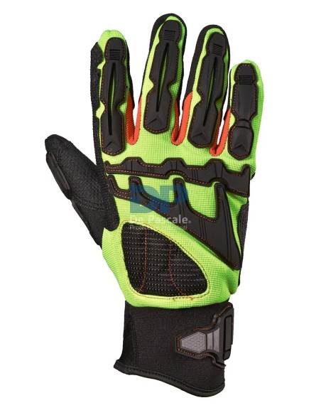 (D)GUANTES DE PROTECCION MECANICA DPS ANTISHOCK TRICOLOR COMBINADO TALLE 8 DPS83683X
