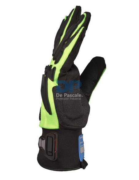 (D)GUANTES DE PROTECCION MECANICA DPS ANTISHOCK TRICOLOR COMBINADO TALLE 8 DPS83683X