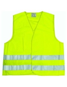 CHALECO AMARILLO CON REFLECTIVO IMPORTADO LIVIANO 2861