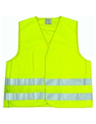 CHALECO AMARILLO CON REFLECTIVO IMPORTADO LIVIANO