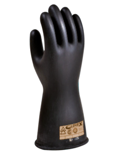 (*) GUANTES GLOVEX DIELECTRICOS DE CAUCHO CLASE 00 TALLE 9 00-T9