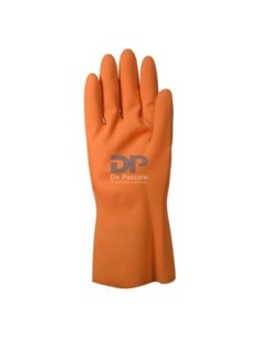 (D) GUANTE DE CAUCHO DPS NITRILO BUTADIENO NARANJA CLORINADO DPS TALLE 08 DPS41473