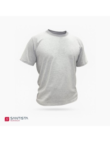 REMERA ALGODON JERSEY LEKA GRIS TALLE M 535