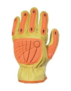 (D) GUANTES DPS VAQUETA ELASTIZADO (A LA MANO) REFUERZO TPR ANTISHOCK  TALLE 10  222025X