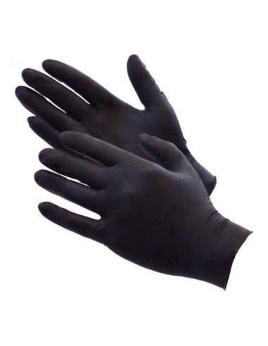 GUANTE NITRILO DESCARTABLE NEGRO TALLE S