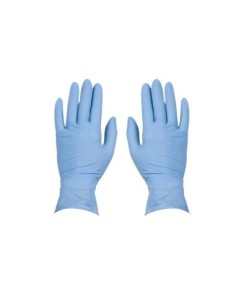 (***) GUANTES NITRILO DESCARTABLE AZUL TALLE S/6 CAJA X 100 UNIDADES