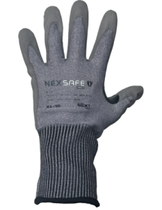 GUANTE NEXT TEJIDO ANTICORTE BAÑO PU GRIS NEXSAFE PRO1 TALLE 7/S 32.310