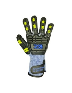 GUANTES GEO PROTEC 900 ZB ANTICORTE CON TPR NITRILO EN PALMA TALLE 7 GPC900-7