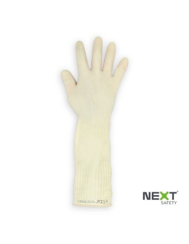 GUANTE NEXT SAFETY DE CAUCHO NATURAL PURAGUARD LONGA PREMIUM TALLE 8/M 12.000