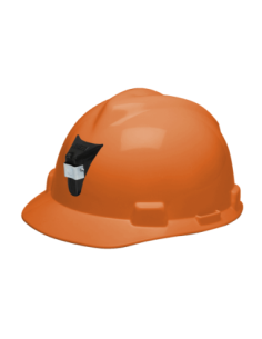 (*)CASCO MSA V-GARD JOCKEY NARANJA 299935