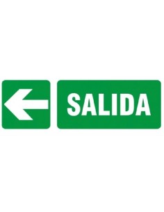 (*)CARTEL ALTO IMPACTO 14 X 41 SALIDA (FLECHA IZQUIERDA) CE-85I